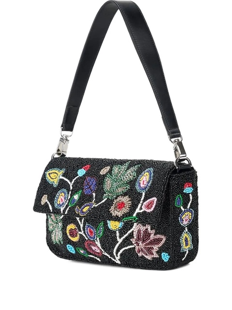 STAUD Timmy beaded shoulder bag - Black - zdjęcie produktu nr 1