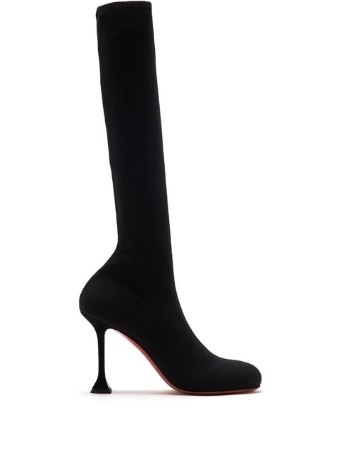 Amina Muaddi 95mm Veneda boots - Black - zdjęcie produktu nr 1