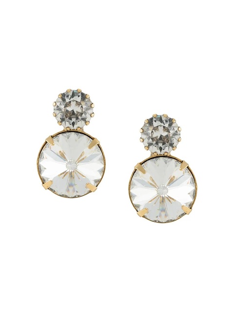 Jennifer Behr Myrla crystal earrings - Gold - zdjęcie produktu nr 1