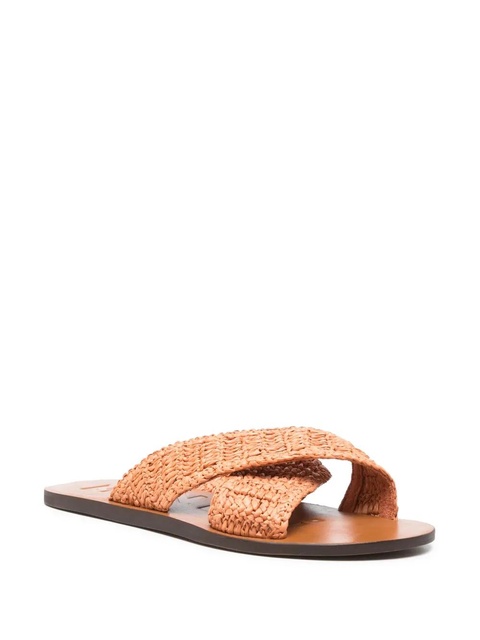 Manebi raffia flats - Orange - zdjęcie produktu nr 2