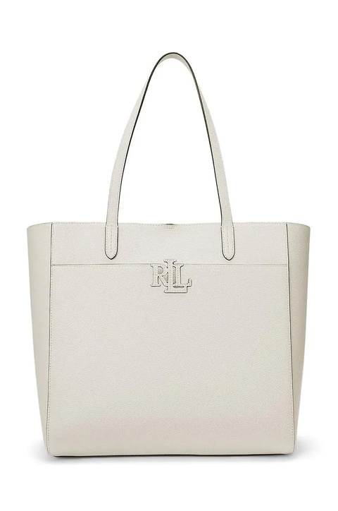 Lauren Ralph Lauren torebka skórzana kolor biały 431960183 - zdjęcie produktu nr 2