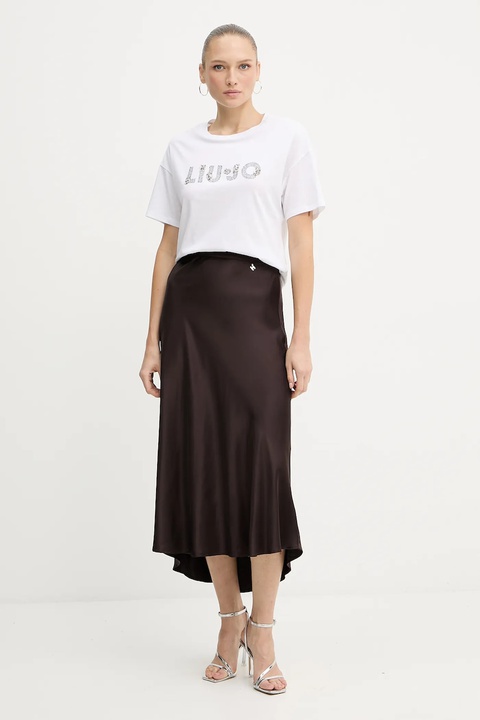 Liu Jo t-shirt bawełniany damski kolor biały MF5347 JS923 - zdjęcie produktu nr 2