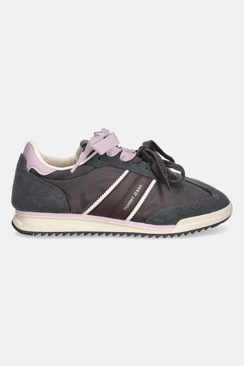Tommy Hilfiger sneakersy TJW LOW PROFILE RUNNER damskie kolor brązowy EN0EN02927 - zdjęcie produktu nr 2
