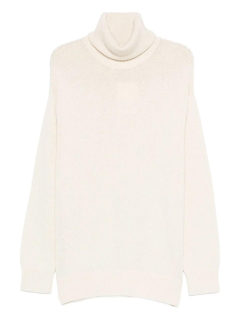 TOTEME longline turtleneck turtleneck - White - zdjęcie produktu nr 1