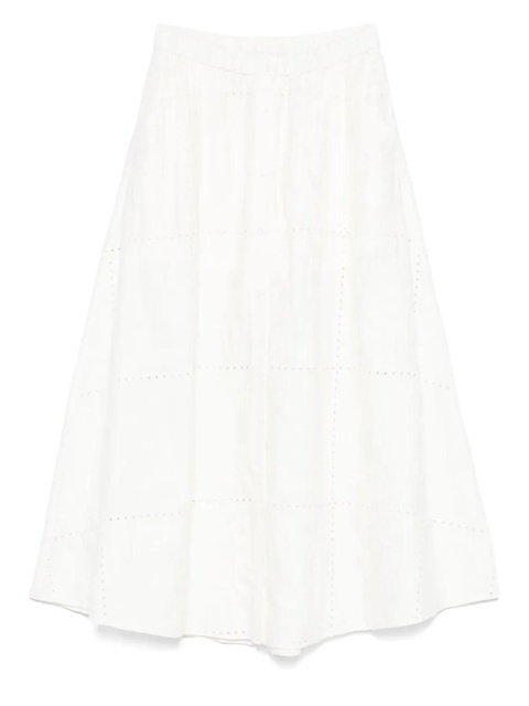 Maje embroidered midi skirt - White - zdjęcie produktu nr 1