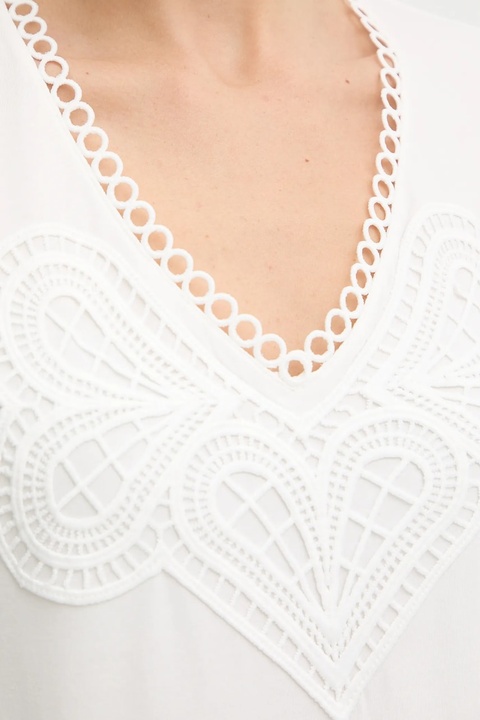 Morgan t-shirt damski kolor biały DOMASKA - zdjęcie produktu nr 2