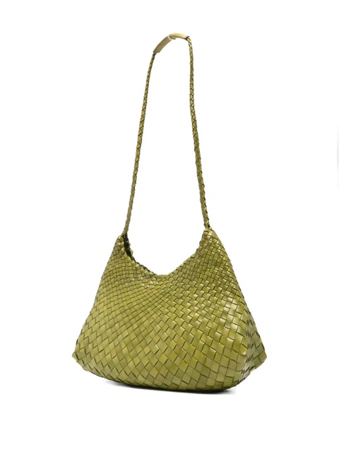 DRAGON DIFFUSION woven leather shoulder bag - Green - zdjęcie produktu nr 1
