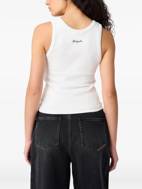 Axel Arigato Traced ribbed sleeveless tank top - White - zdjęcie produktu nr 2