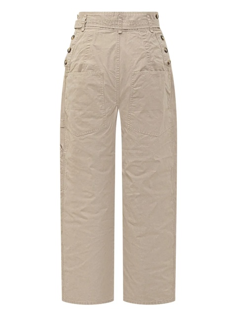 MARANT ÉTOILE belted pocket trousers - Neutrals - zdjęcie produktu nr 2