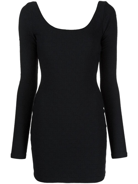Alexander Wang scoop neck knitted dress - Black - zdjęcie produktu nr 1