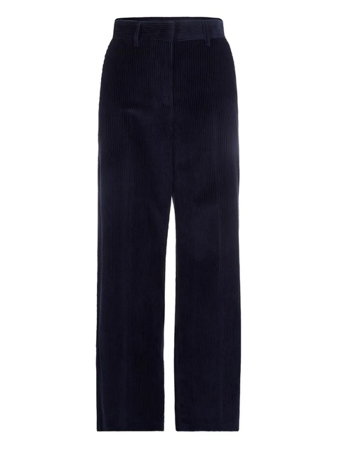 Max Mara corduroy straight-leg trousers - Blue - zdjęcie produktu nr 1