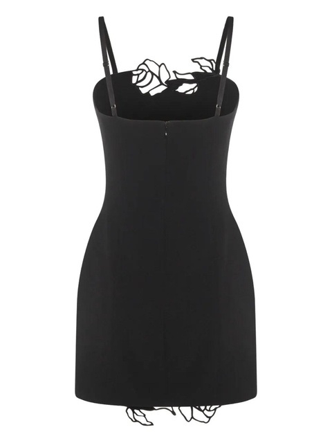 Blumarine rose-embellished mini dress - Black - zdjęcie produktu nr 2