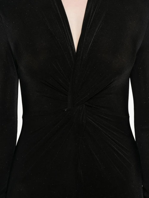 Eleh twist-front maxi dress - Black - zdjęcie produktu nr 1