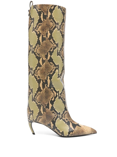 The Attico 70mm Lea boots - Green - zdjęcie produktu nr 1