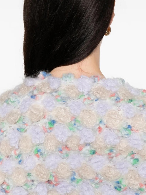 Blumarine bouclé jacket - Purple - zdjęcie produktu nr 2