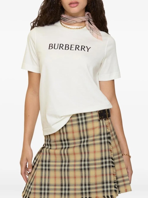 Burberry logo cotton T-shirt - White - zdjęcie produktu nr 2