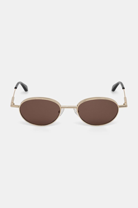 Alexander McQueen okulary przeciwsłoneczne kolor złoty AM0523S - zdjęcie produktu nr 2