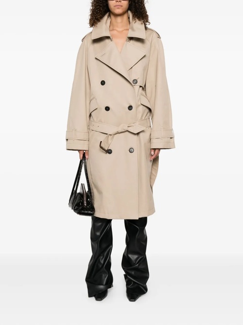 The Attico double-breasted trench coat - Neutrals - zdjęcie produktu nr 1