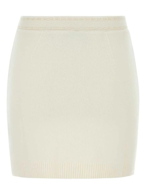 FENDI cashmere mini skirt - White - zdjęcie produktu nr 2