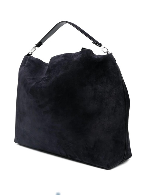 TOTEME bevel suede shoulder bag - Blue - zdjęcie produktu nr 2