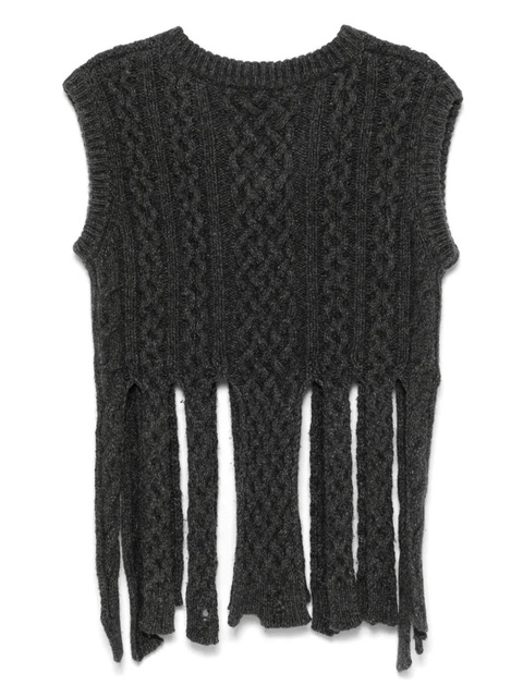 Coperni shredded vest - Grey - zdjęcie produktu nr 2