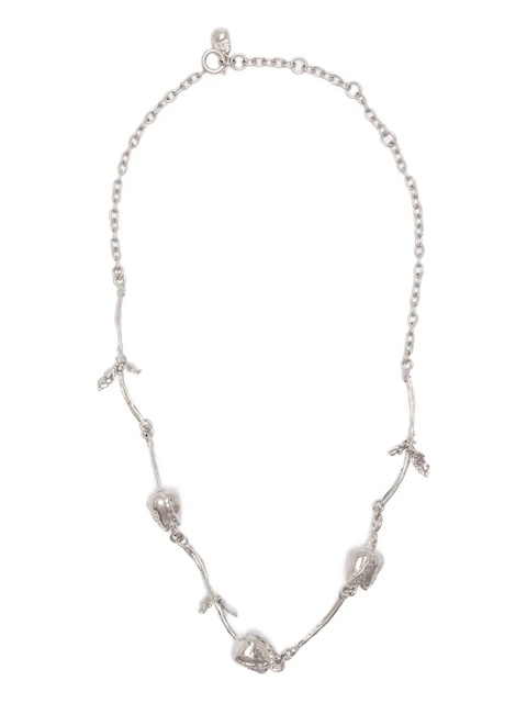 Marni rose-shaped necklace - Silver - zdjęcie produktu nr 1