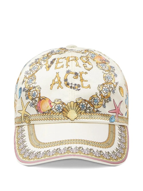 Versace Underwater Barocco baseball cap - Neutrals - zdjęcie produktu nr 1