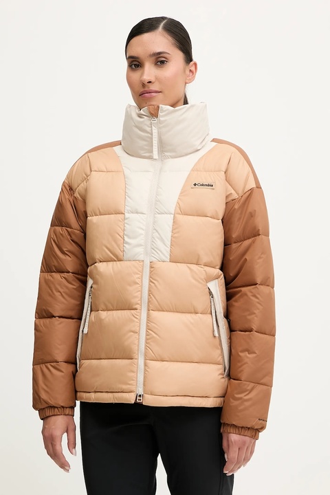 Columbia kurtka Pike Lake kolor brązowy zimowa 2133594 - zdjęcie produktu nr 1