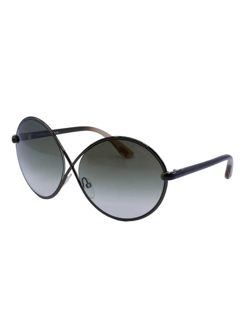 TOM FORD Eyewear round full-rim sunglasses - Black - zdjęcie produktu nr 2
