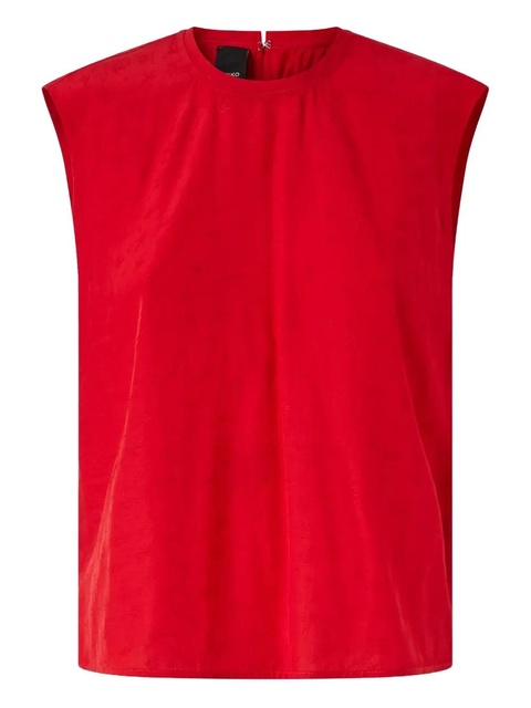 PINKO tie-back sleeveless top - Red - zdjęcie produktu nr 2