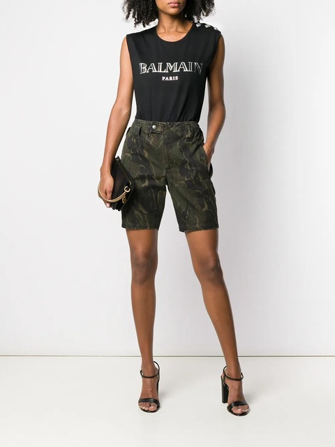 Balmain embellished buttons top - Black - zdjęcie produktu nr 1