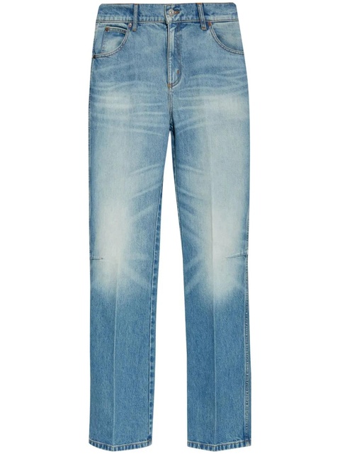 Victoria Beckham high-rise straight-leg jeans - Blue - zdjęcie produktu nr 1