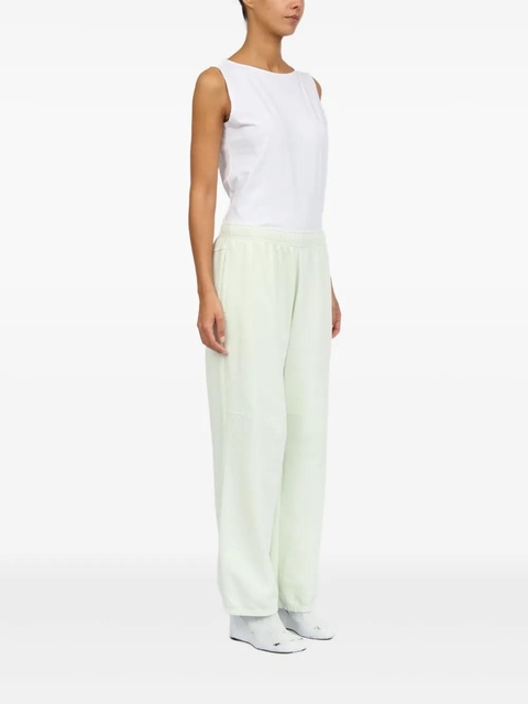 MM6 Maison Margiela Numbers-motif track pants - Green - zdjęcie produktu nr 1