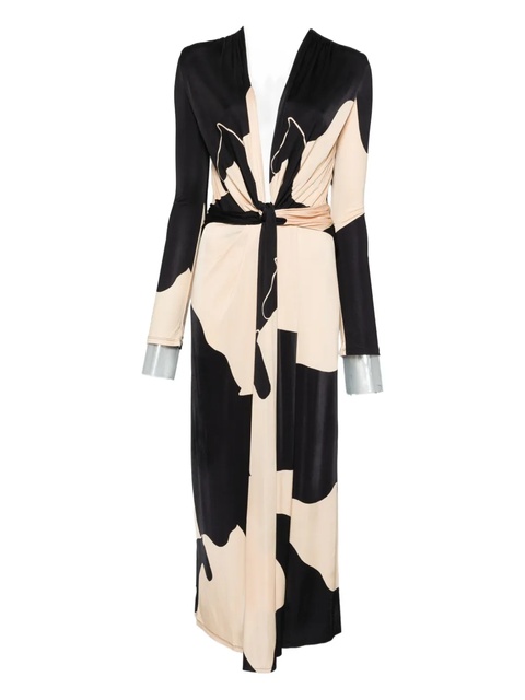 Johanna Ortiz Oasis midi dress - Neutrals - zdjęcie produktu nr 1