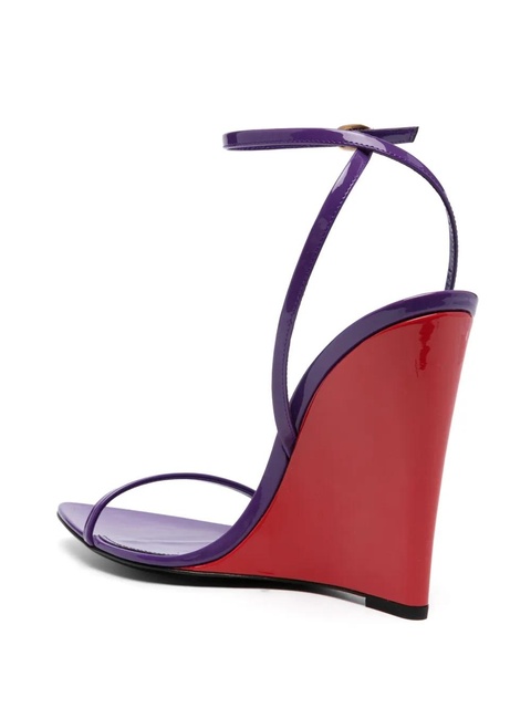 Saint Laurent 110mm May sandals - Purple - zdjęcie produktu nr 2