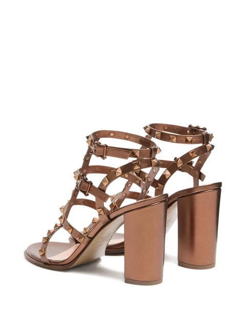 Valentino Garavani 90mm Rockstud sandals - Brown - zdjęcie produktu nr 2