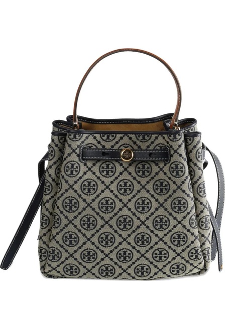 Tory Burch T-Monogram Romy bucket bag - Blue - zdjęcie produktu nr 1