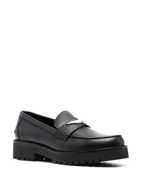 Zadig&Voltaire wings-plaque leather loafers - Black - zdjęcie produktu nr 2