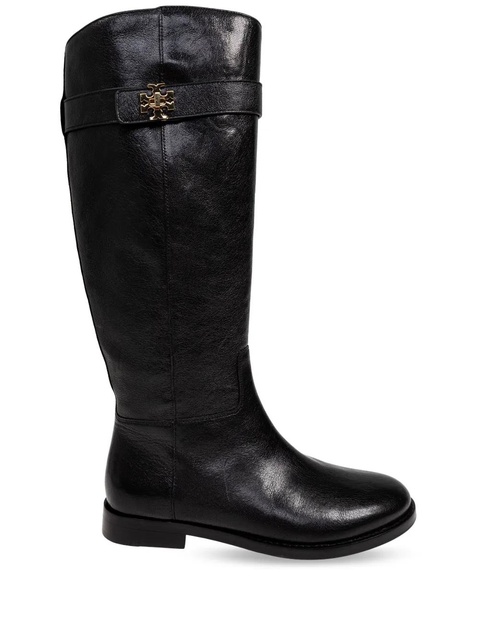 Tory Burch T Lock knee boots - Black - zdjęcie produktu nr 1
