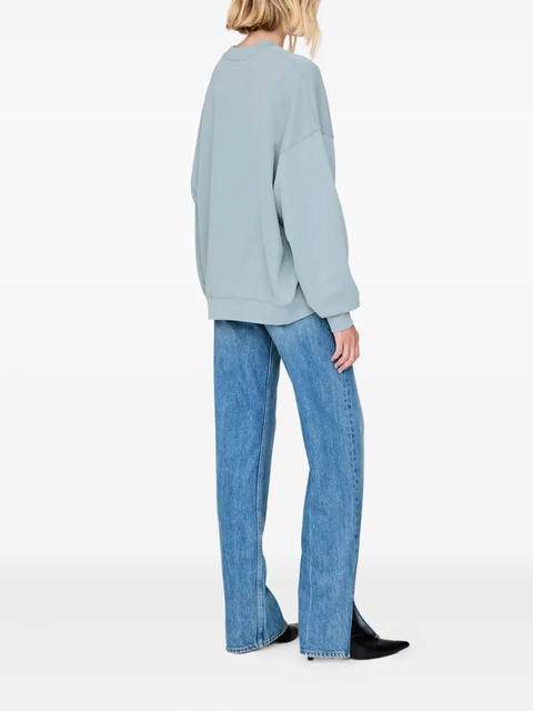 ANINE BING cotton sweatshirt - Blue - zdjęcie produktu nr 2