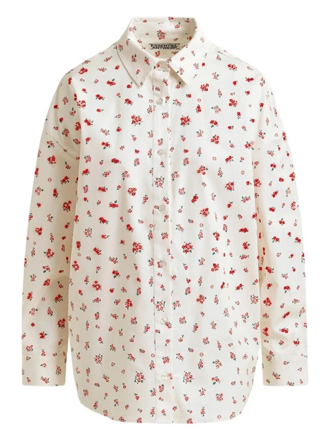 Essentiel Antwerp cotton floral shirt - White - zdjęcie produktu nr 1