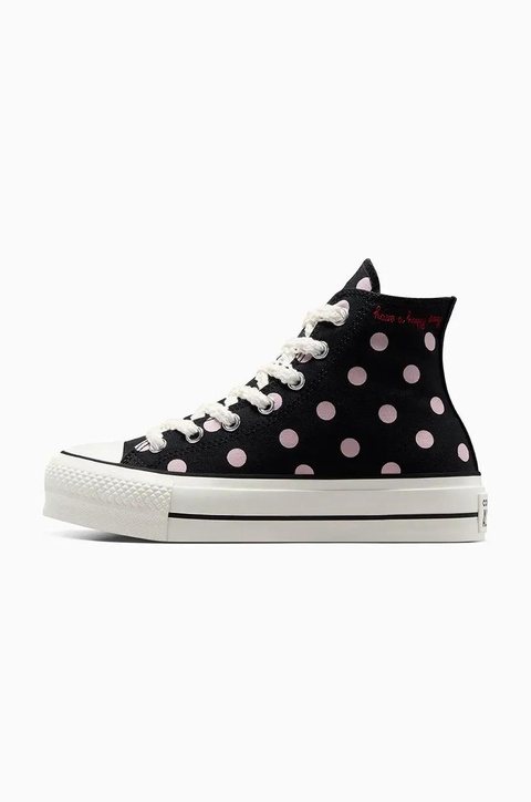 Converse trampki Chuck Taylor All Star Lift kolor czarny A10688C - zdjęcie produktu nr 2