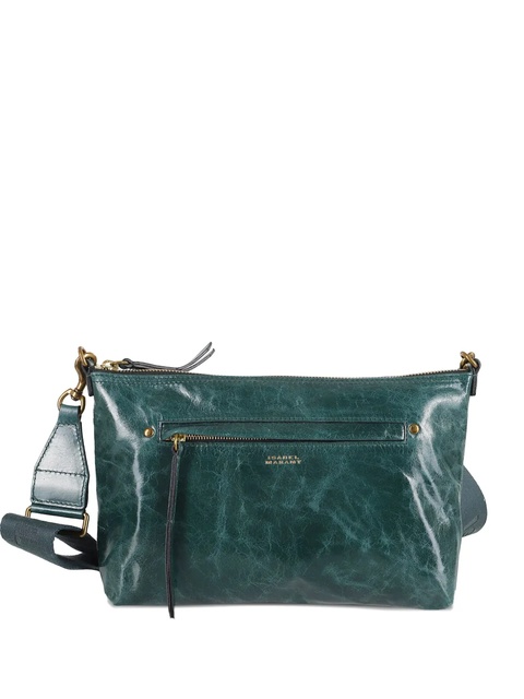 ISABEL MARANT Nessah zip-fastening shoulder bag - Green - zdjęcie produktu nr 1