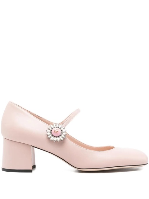 Valentino Garavani 55mm Daisy Jewel pumps - Pink - zdjęcie produktu nr 2