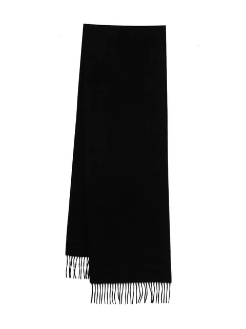 Mulberry cashmere fringed scarf - Black - zdjęcie produktu nr 1