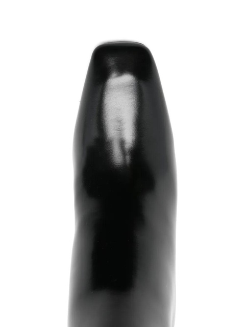 TOTEME 85mm glossy-finish leather boots - Black - zdjęcie produktu nr 2