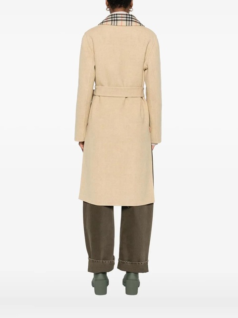 Burberry belted coat - Neutrals - zdjęcie produktu nr 2
