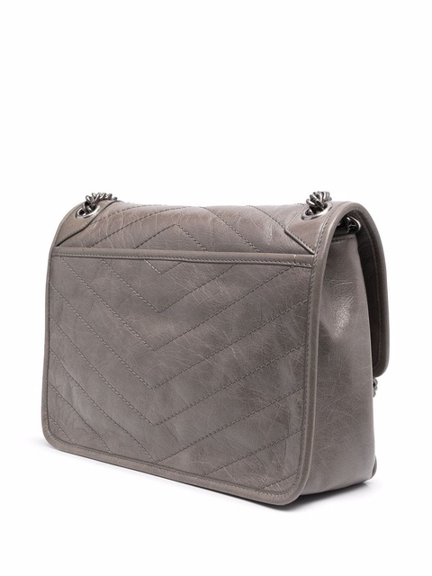 Saint Laurent medium Niki shoulder bag - Grey - zdjęcie produktu nr 2