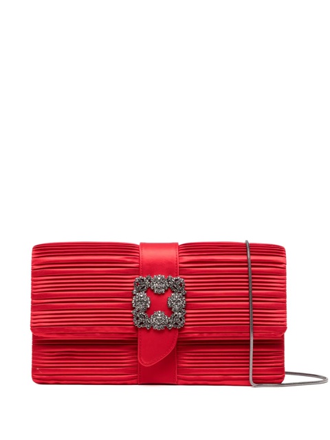 Manolo Blahnik Capri clutch bag - Red - zdjęcie produktu nr 1