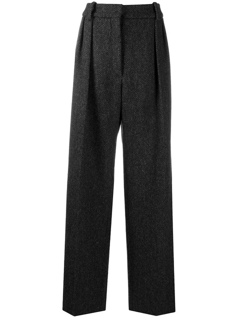 Valentino Garavani tailored herringbone trousers - Grey - zdjęcie produktu nr 1